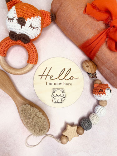 Fox Crochet Gift Set