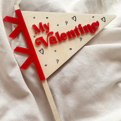 My Valentine Flag