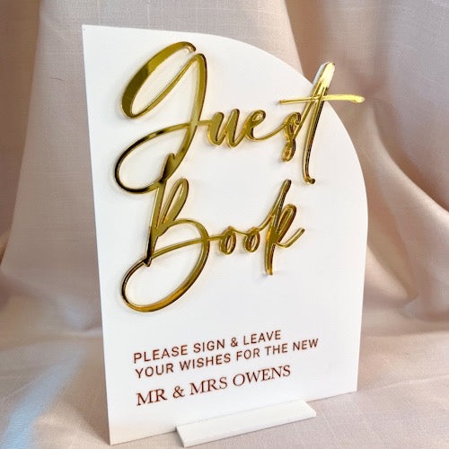 Guestbook sign