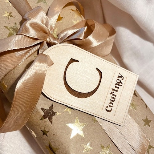 Personlised gift tag