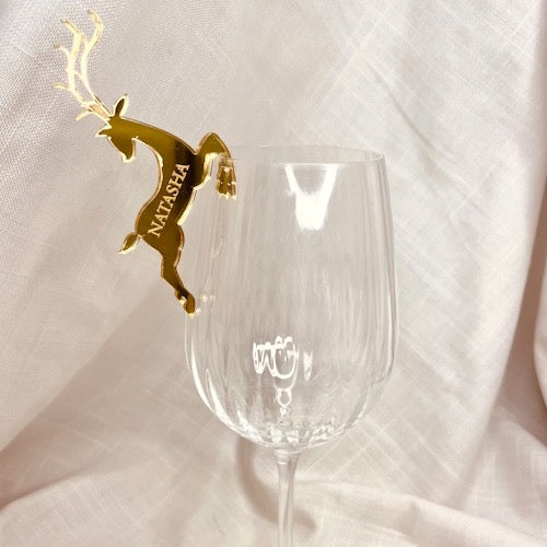 Personalised name drink charms