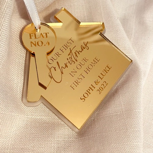 Personalised first/new Home Tree Ornament