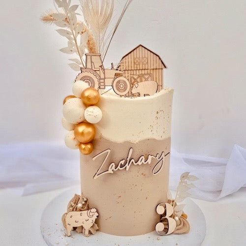 Farm Yard Cake Topper Set