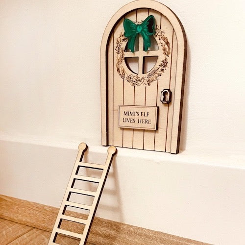 Personalised Elf Door Set