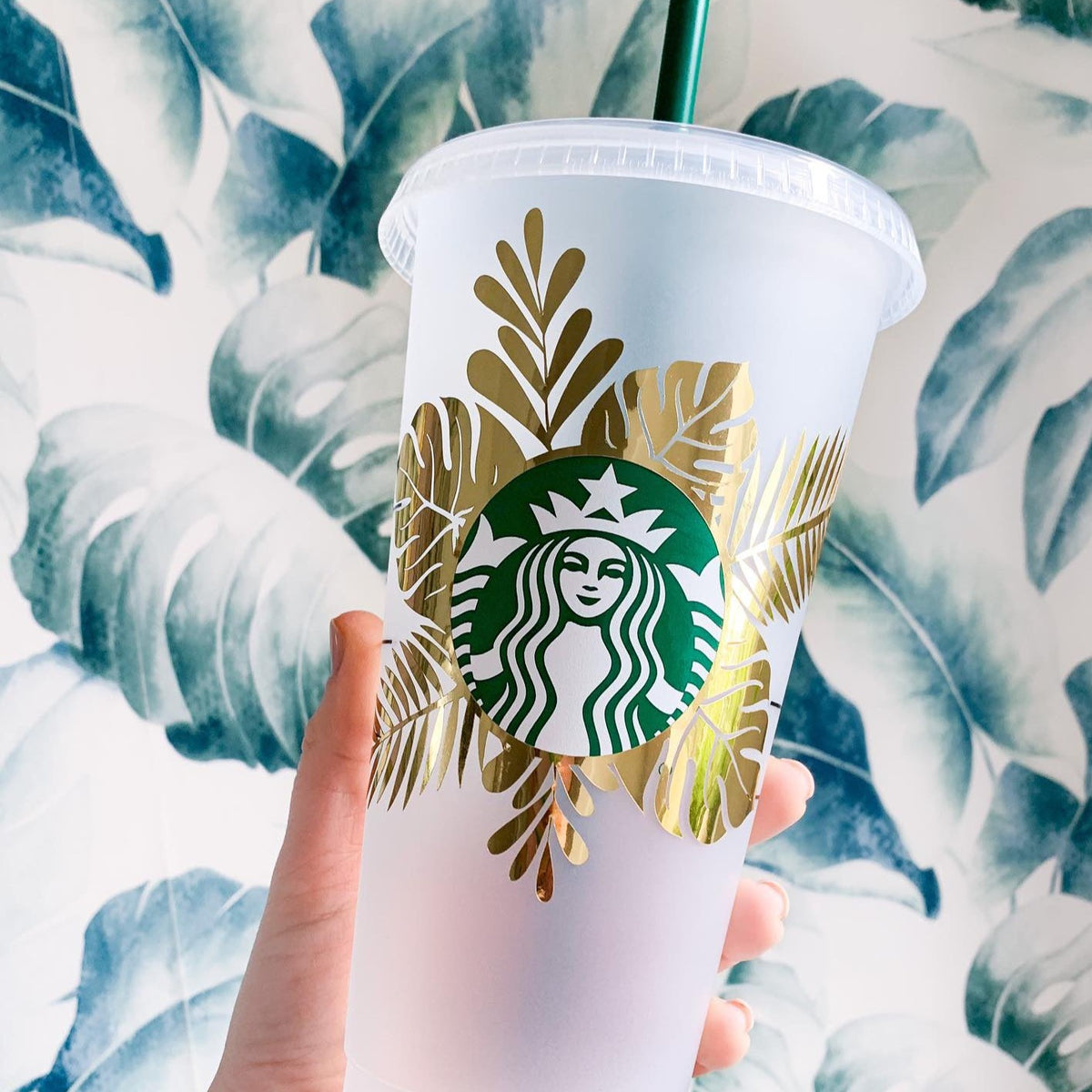 Starbucks Personalised gold Cold Cup